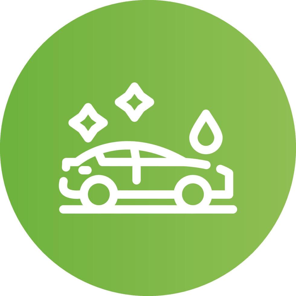 Car Wash Creative Icon Design vector