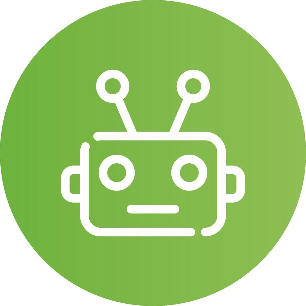 Chatbot Creative Icon Design vector