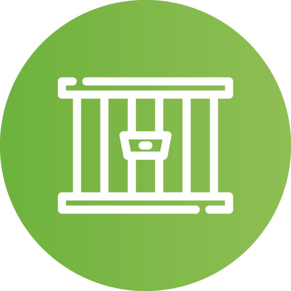 Jail Creative Icon Design vector