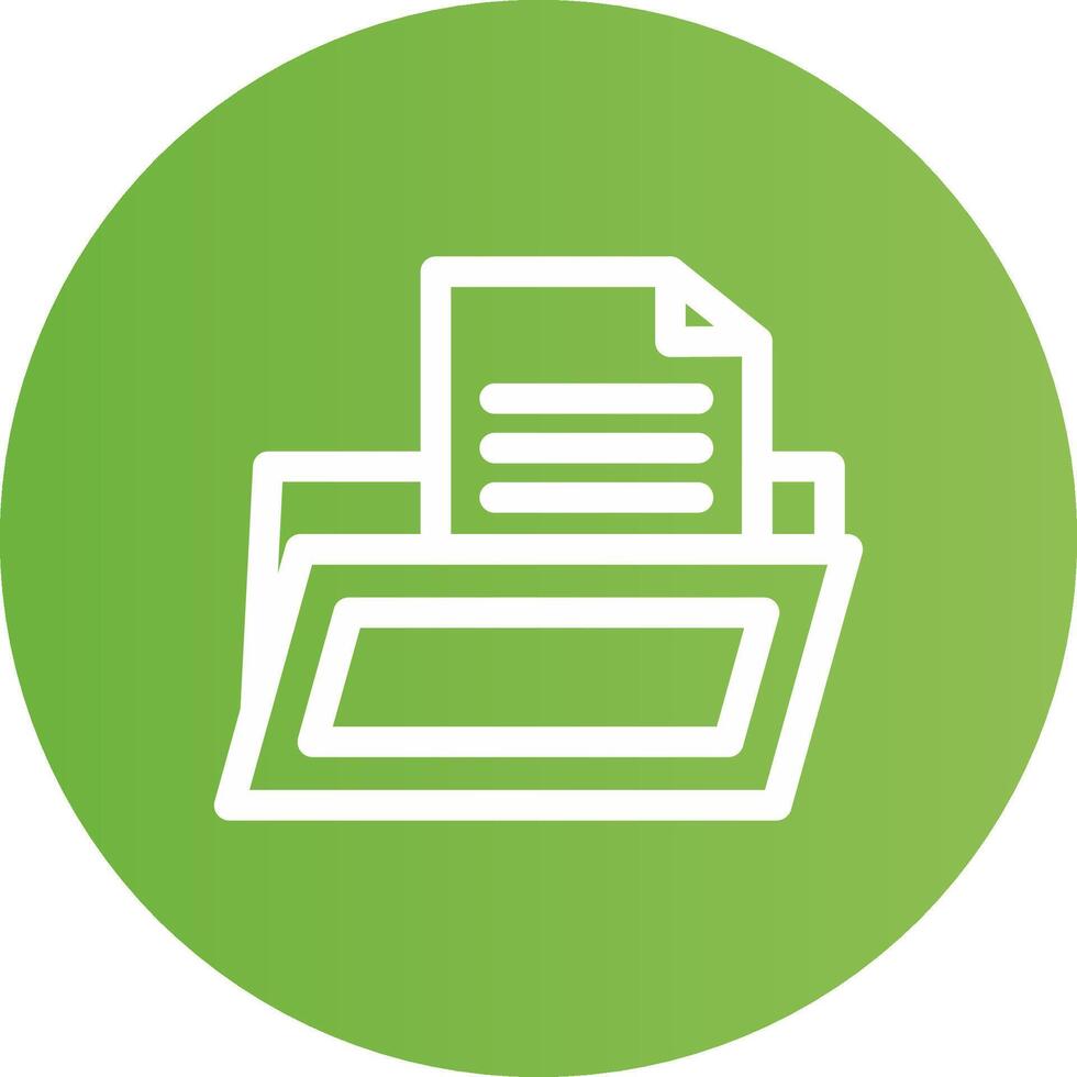 Folder Creative Icon Design vector