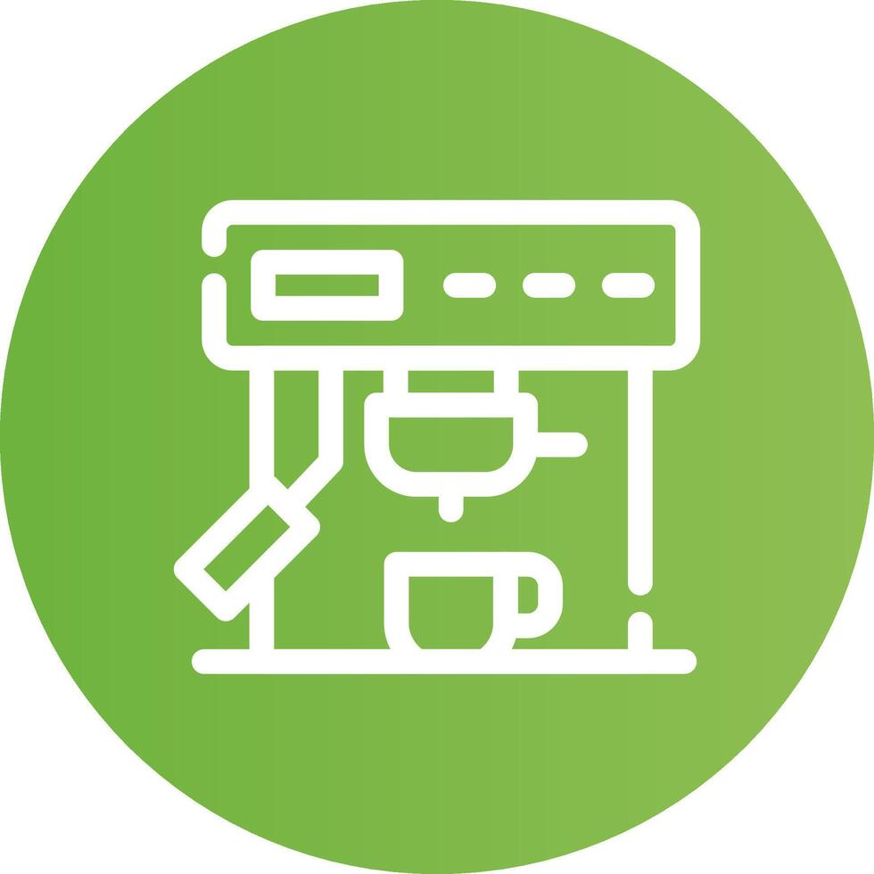 Coffee Machine Creative Icon Design vector