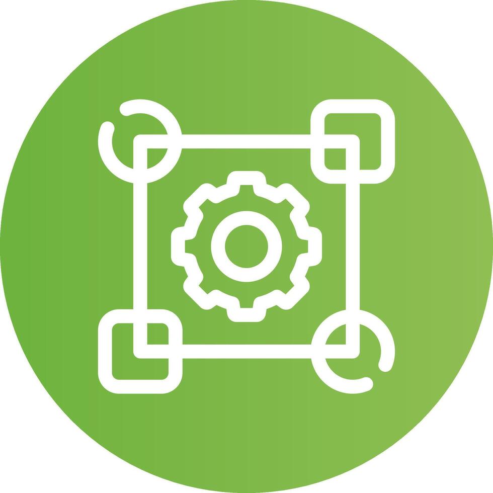 Pattern System Creative Icon Design vector