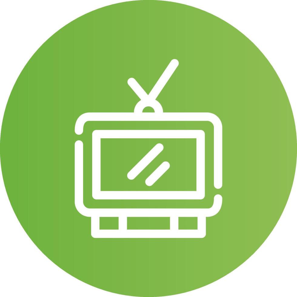 Television Creative Icon Design vector