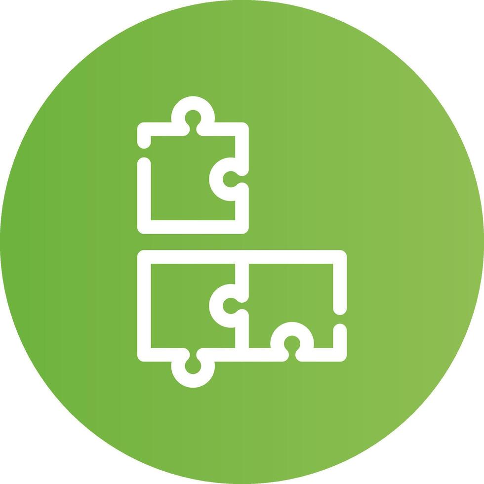 Puzzle Creative Icon Design vector