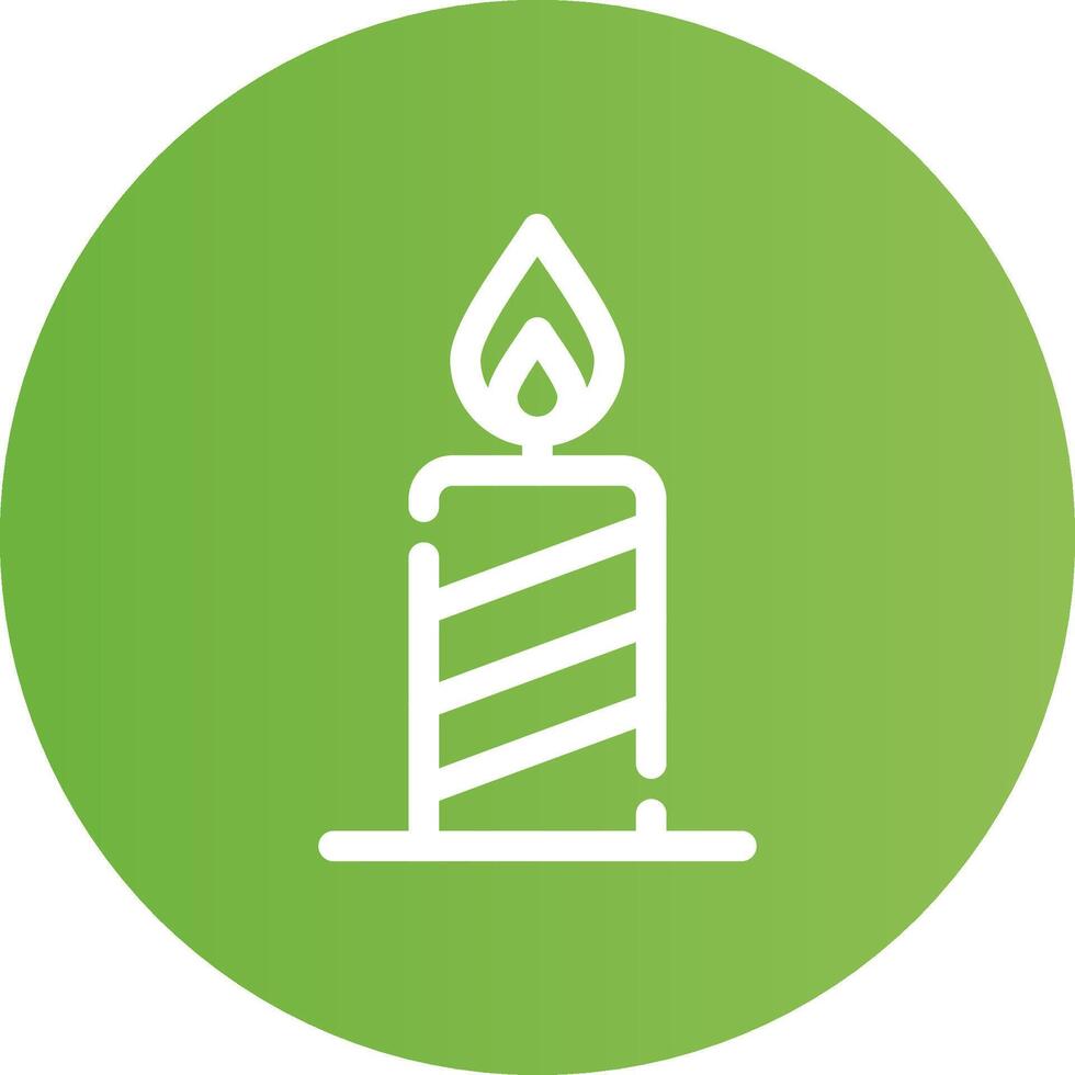 Candle Creative Icon Design vector