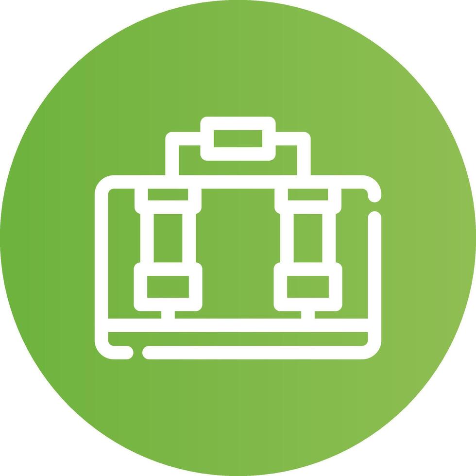 Suitcase Creative Icon Design vector