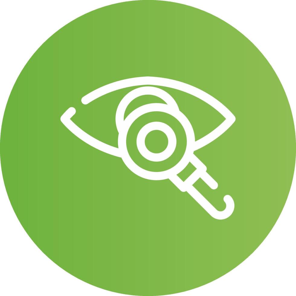 Eye Test Creative Icon Design vector