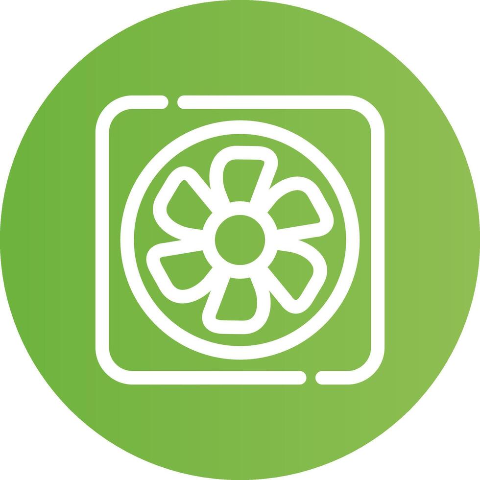 Fan Creative Icon Design vector