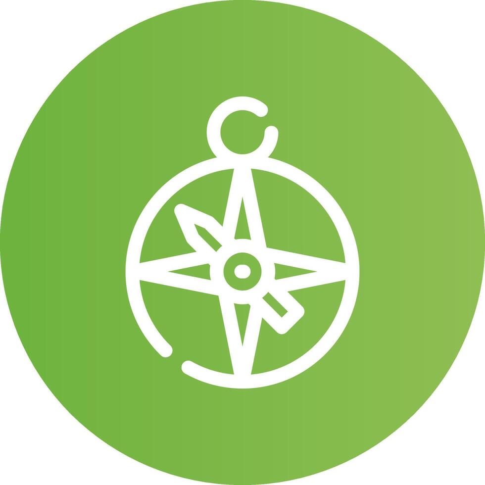Compass Creative Icon Design vector