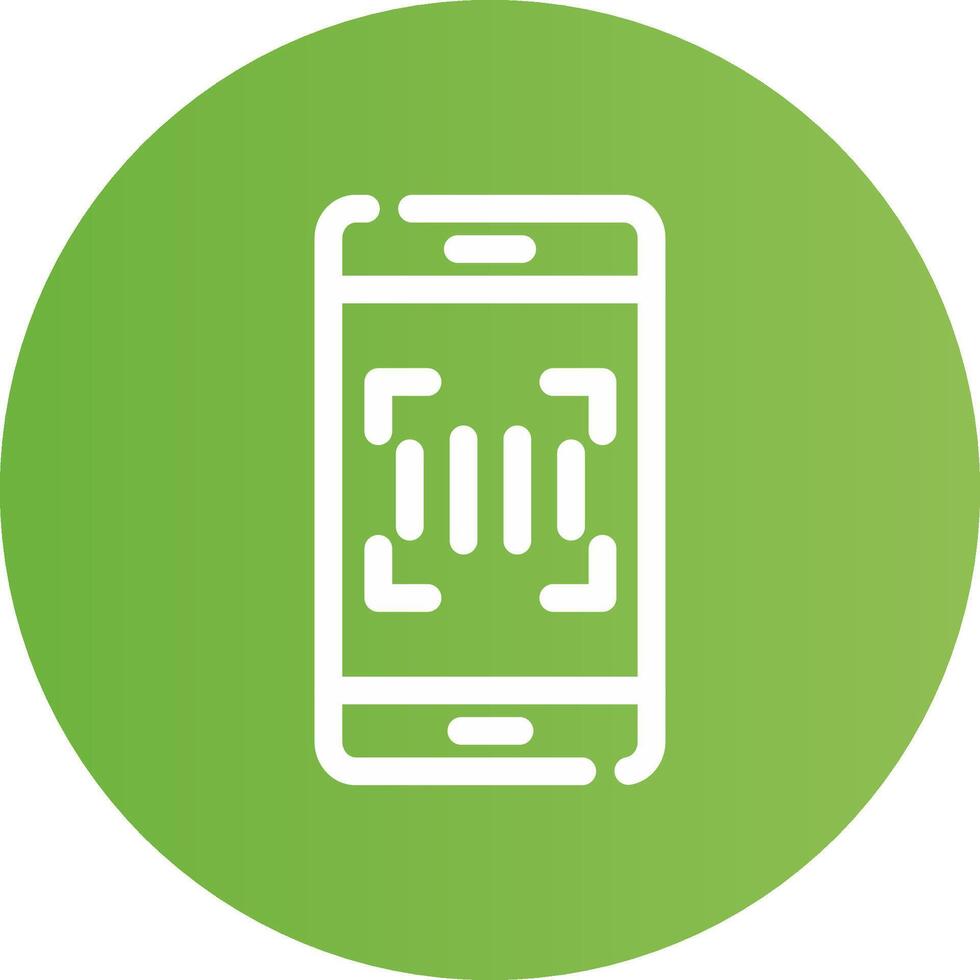 Barcode Creative Icon Design vector