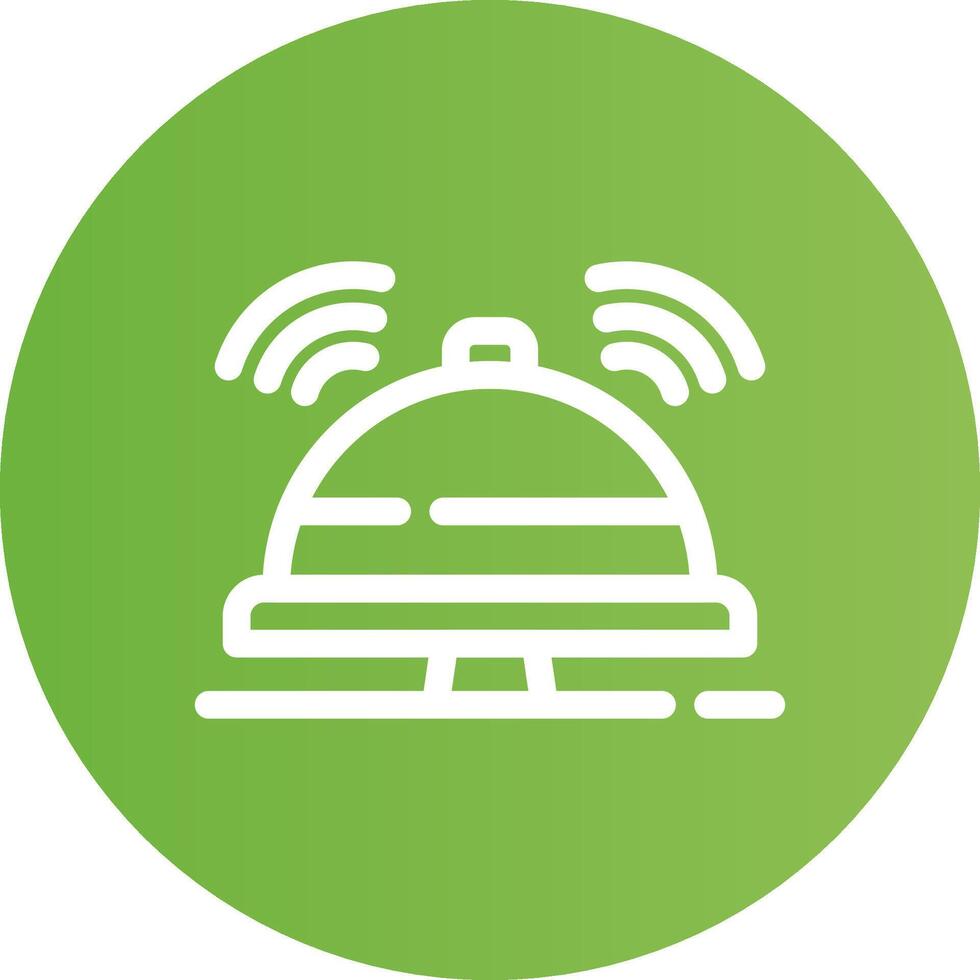 Reception Bell Creative Icon Design vector