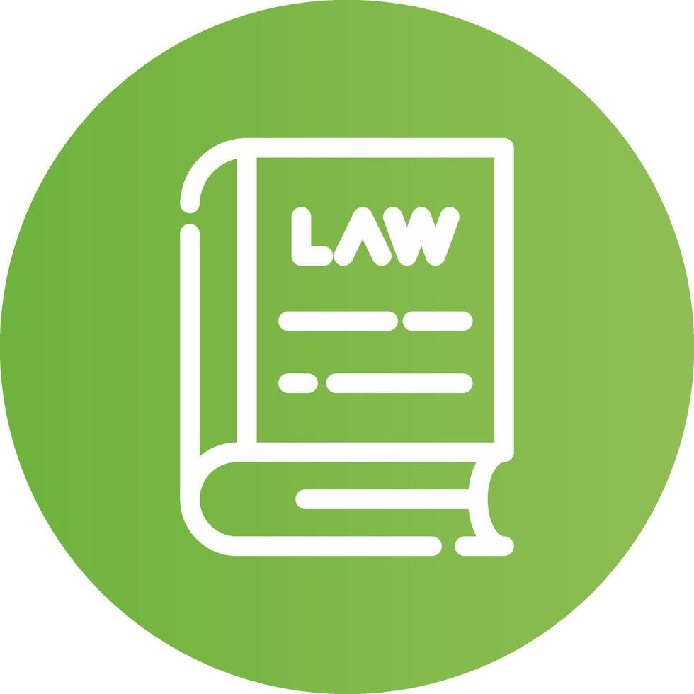Law Book Creative Icon Design vector