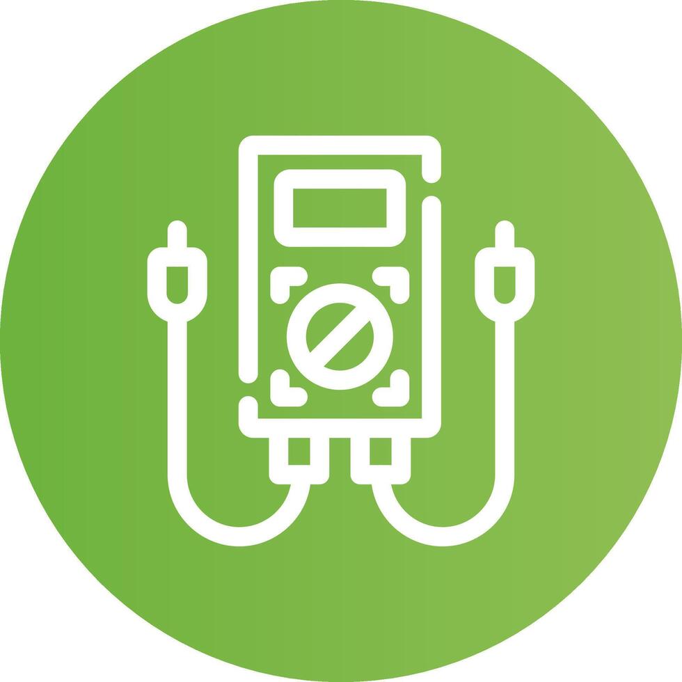 Multimeter Creative Icon Design vector