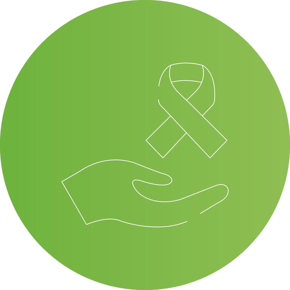 Cancer Diagnosis Creative Icon Design vector