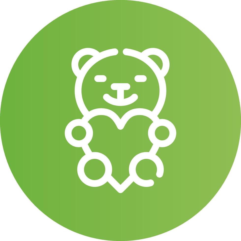 diseño de icono creativo de oso vector