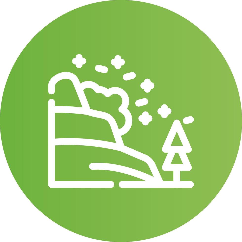 Avalanche Creative Icon Design vector