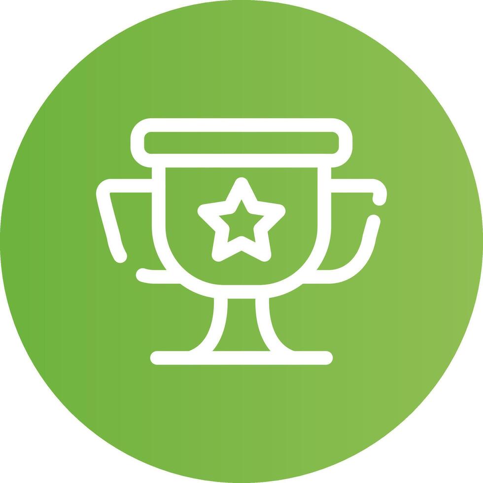 Trophy Creative Icon Design vector