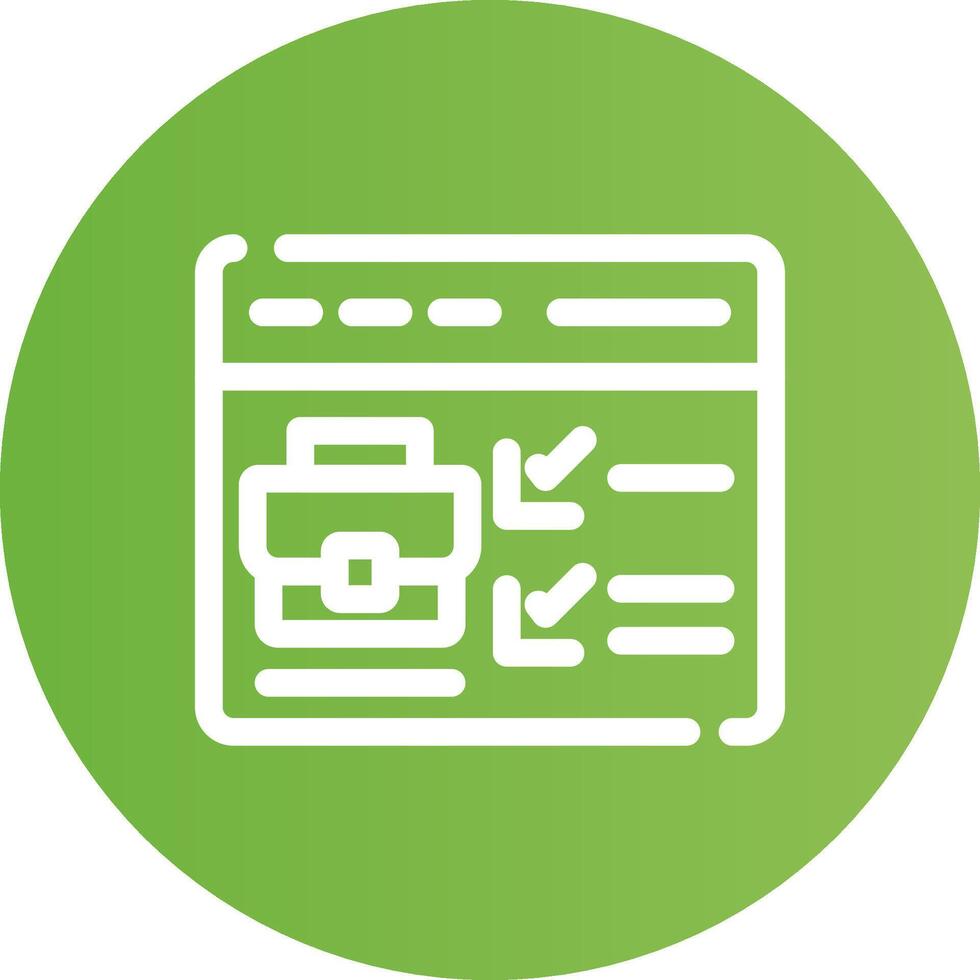 Job Opportunities Creative Icon Design vector