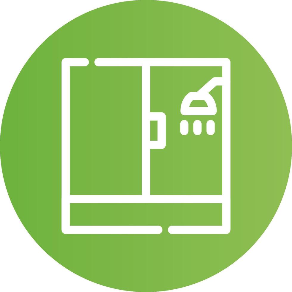 Line Circle Light green Gradient vector