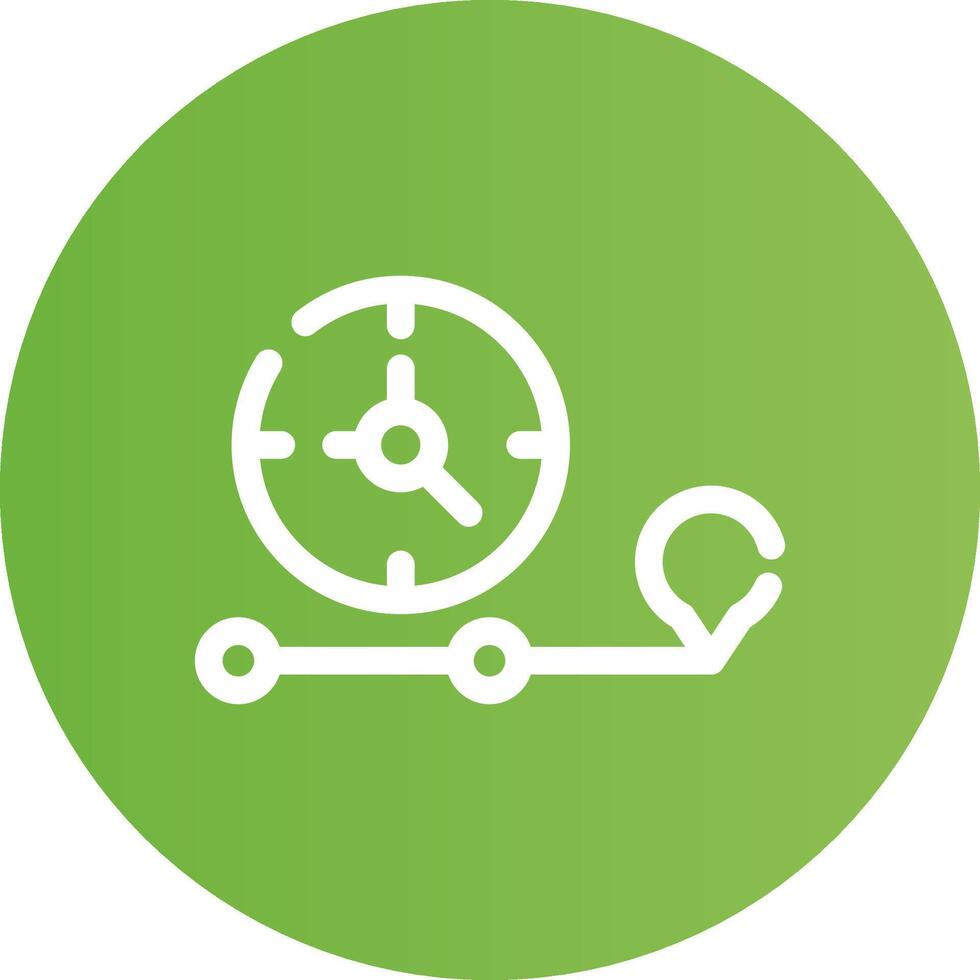 Time Line Creative Icon Design vector