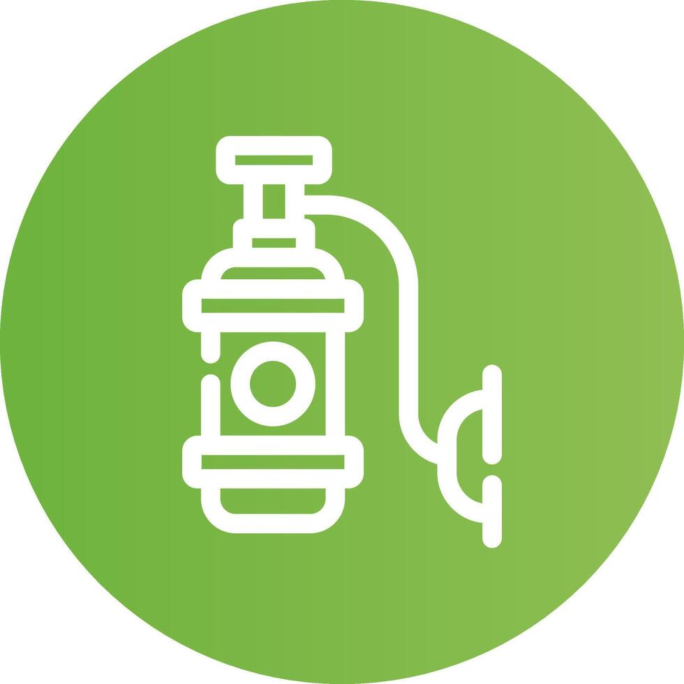 Oxygen Tank Creative Icon Design vector