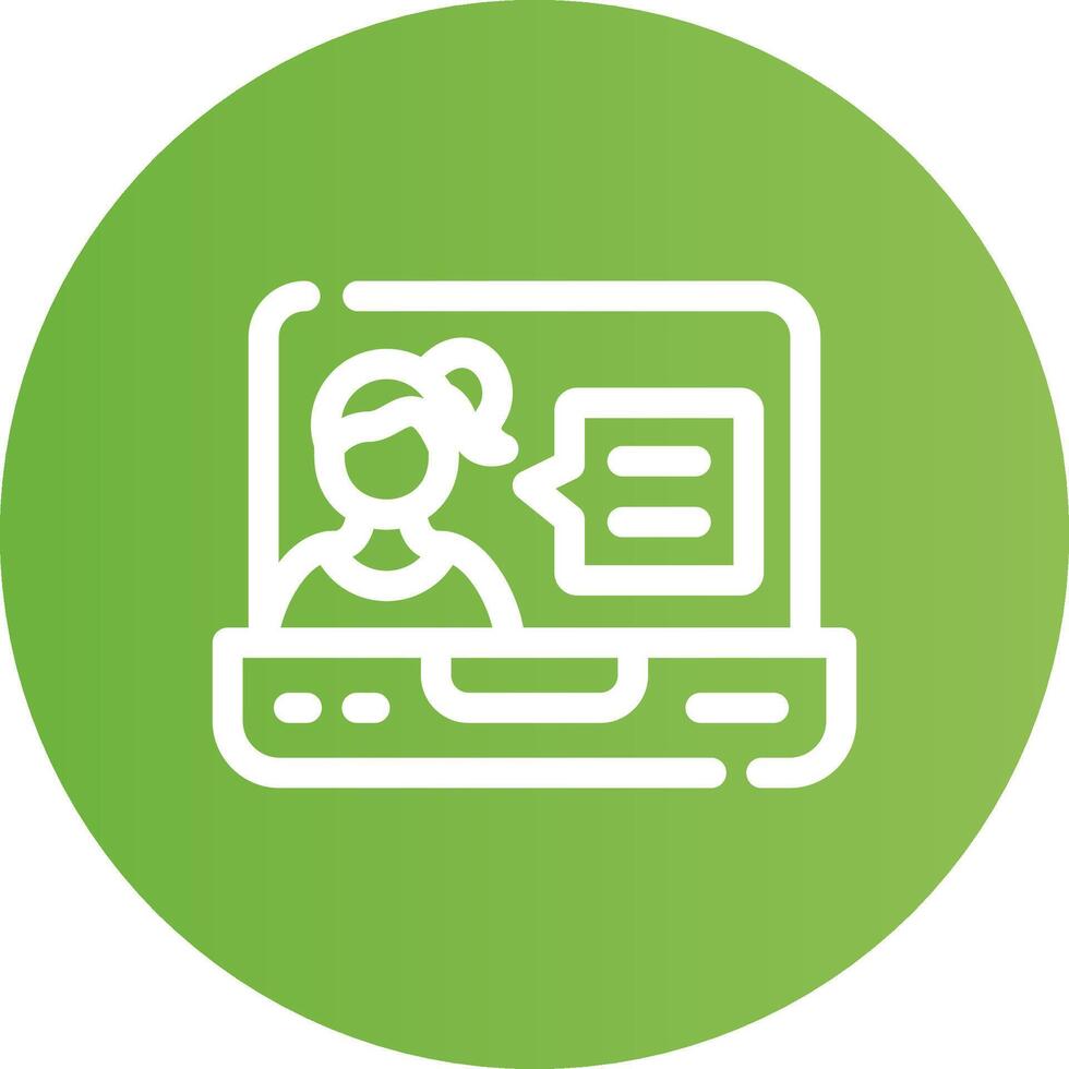 Job Interview Creative Icon Design vector