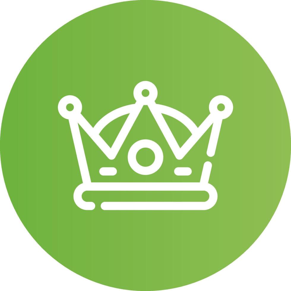 diseño de icono creativo de corona vector