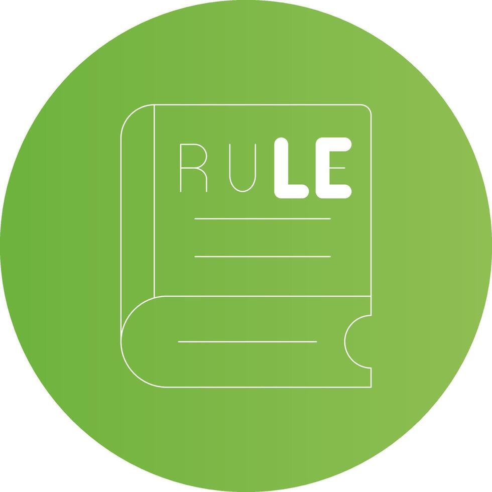 Rule Creative Icon Design vector