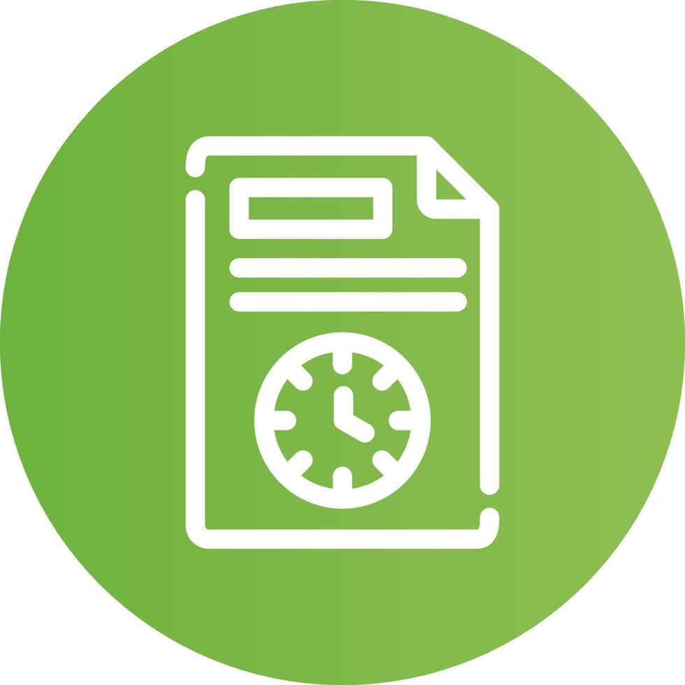 Schedule Creative Icon Design vector