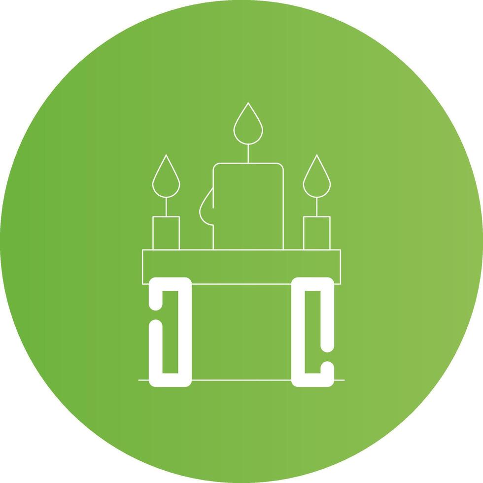 Candles Creative Icon Design vector