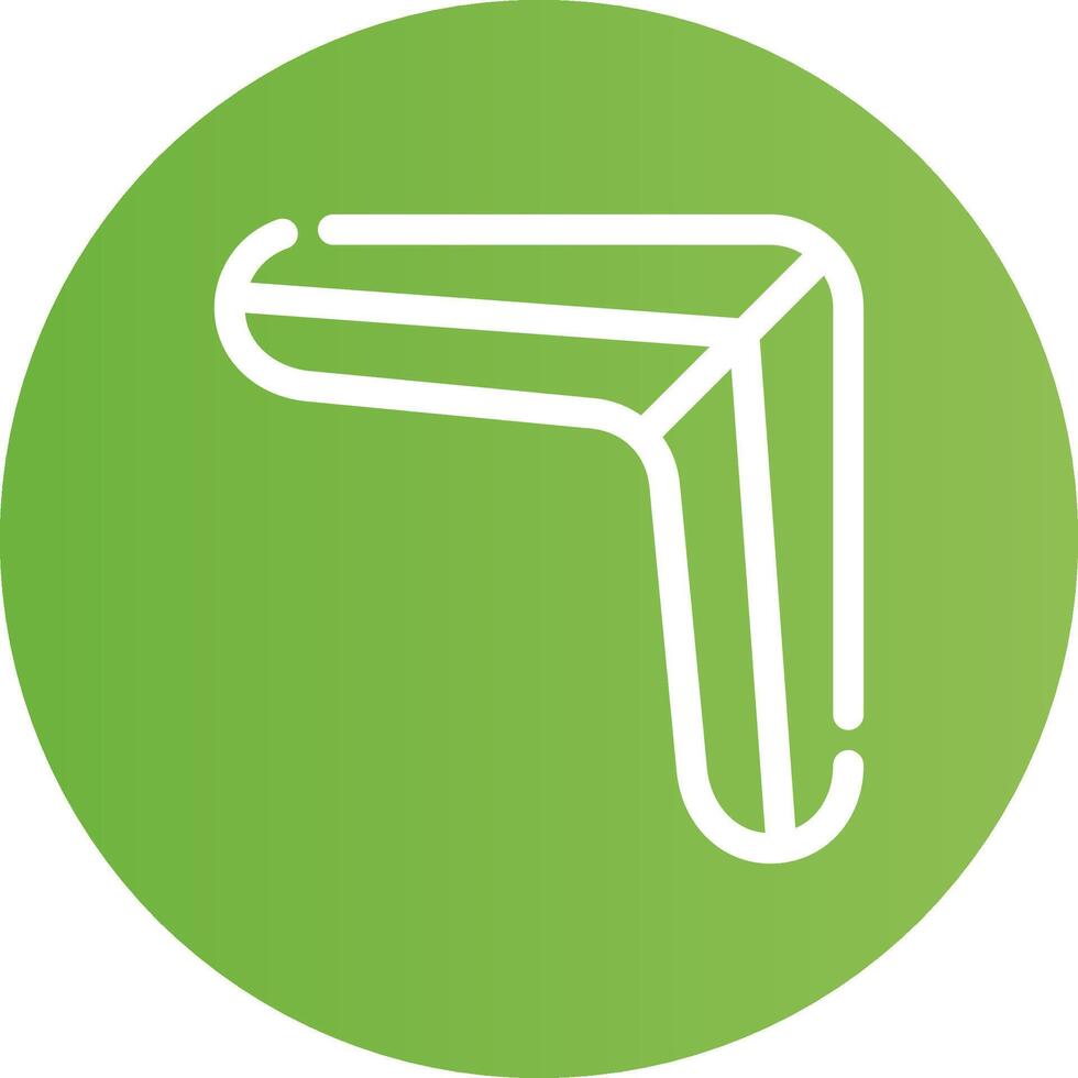Boomerang Creative Icon Design vector