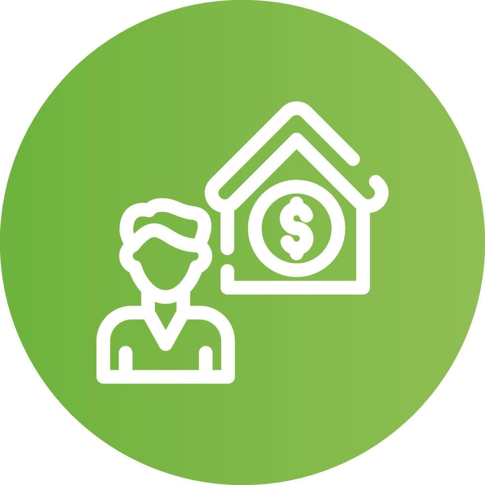 Broker Dealer Creative Icon Design vector