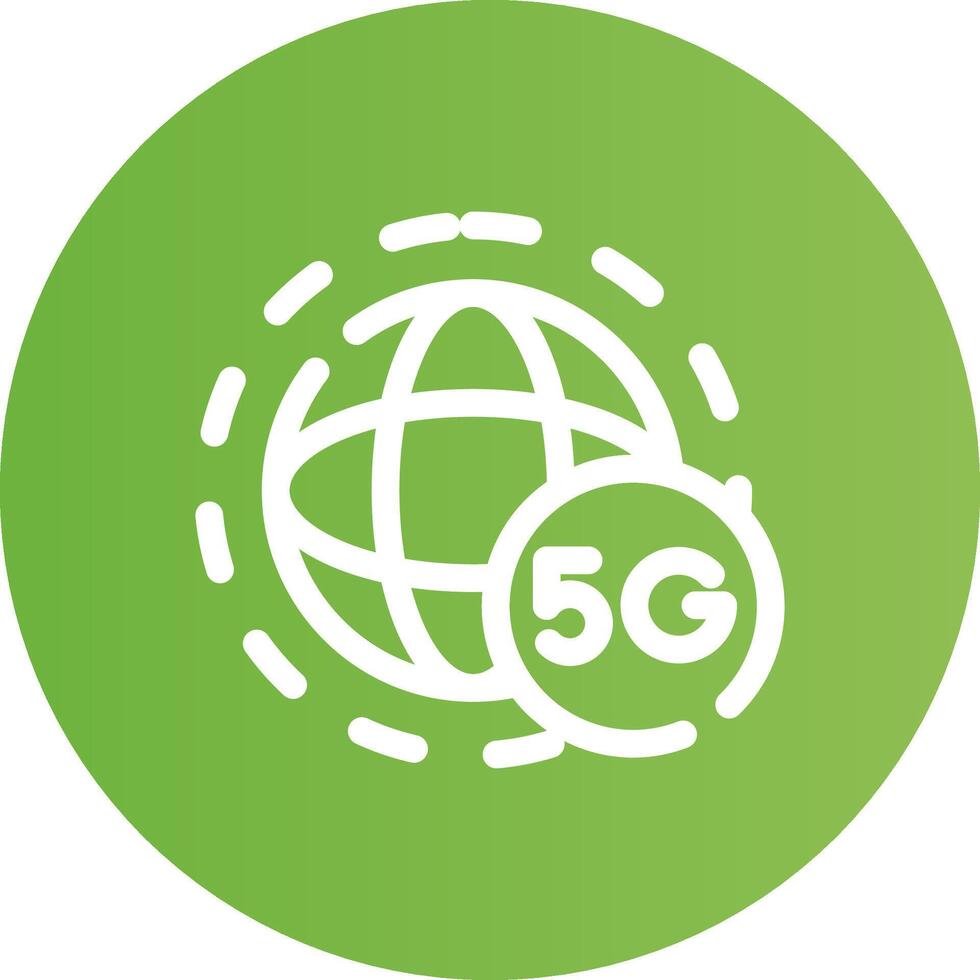 5G Creative Icon Design vector