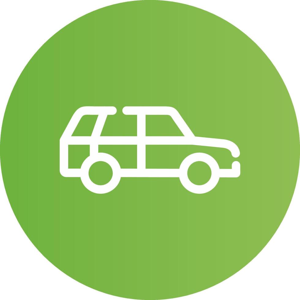 Station Wagon Creative Icon Design vector