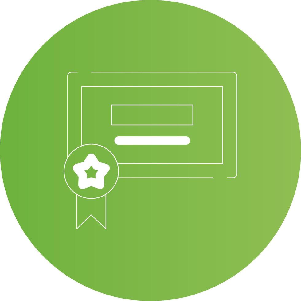 Certification Creative Icon Design vector