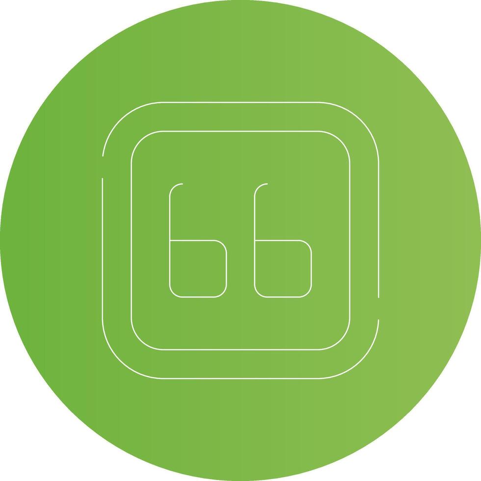 Quotation Creative Icon Design vector