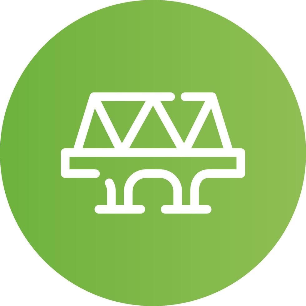 Bridge Creative Icon Design vector