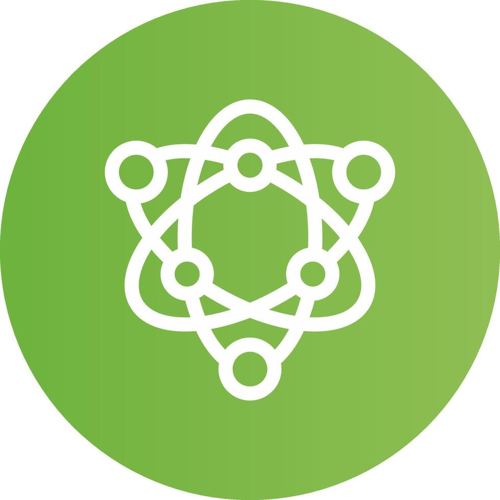 Atom Creative Icon Design vector