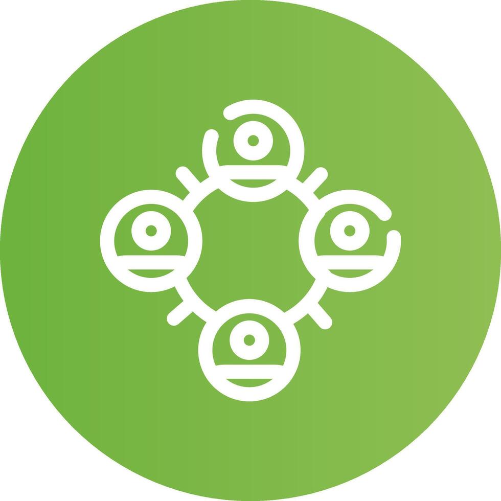 Global Network Creative Icon Design vector