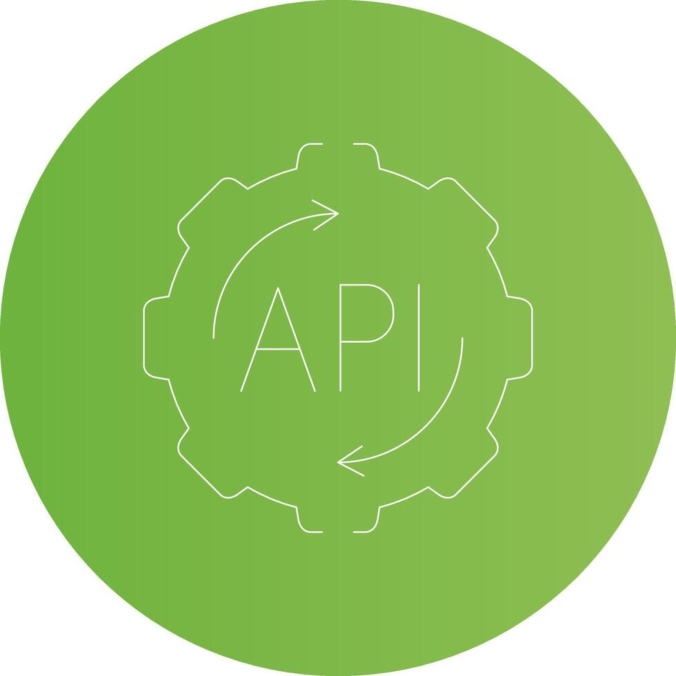 API Creative Icon Design vector