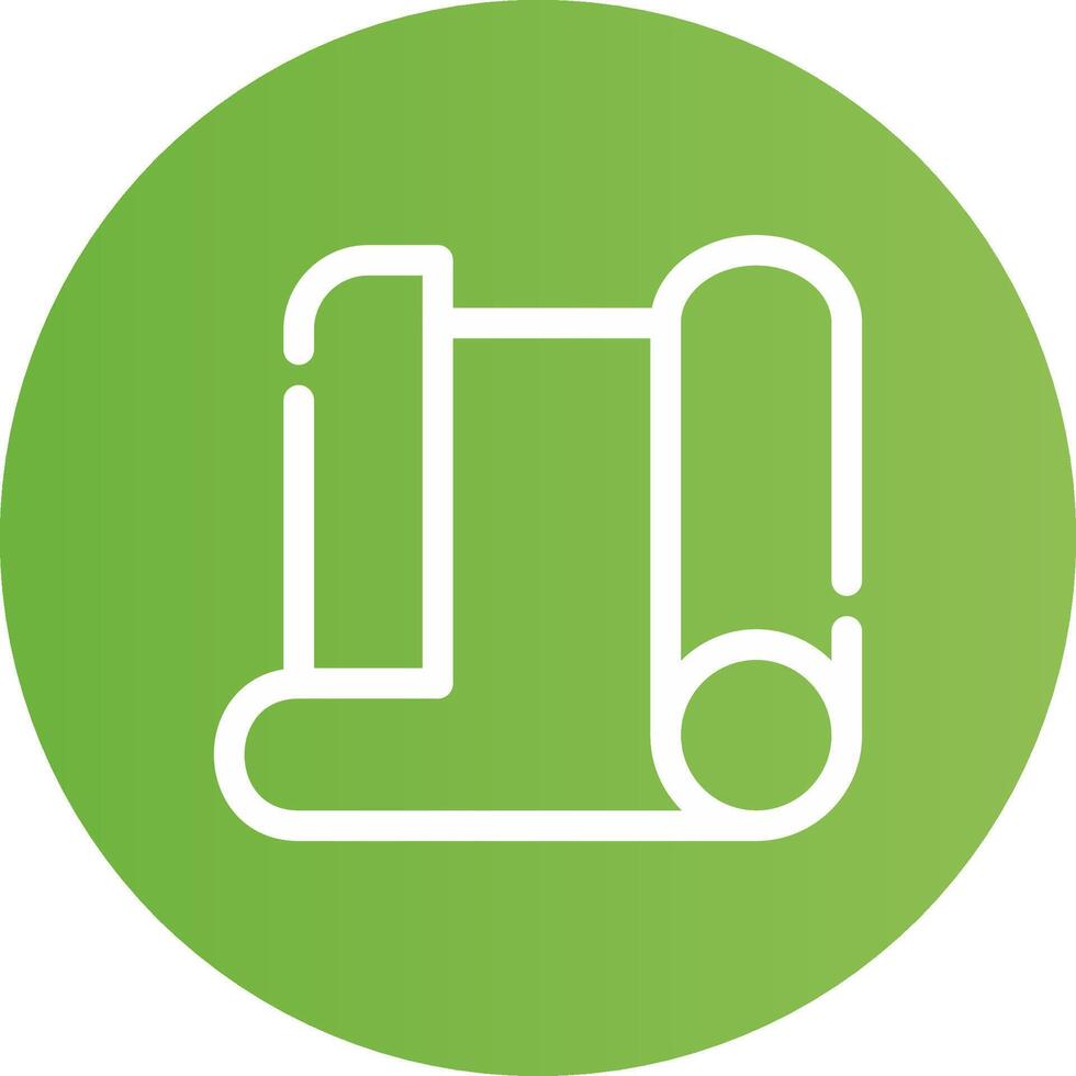 Paper Roll Creative Icon Design vector