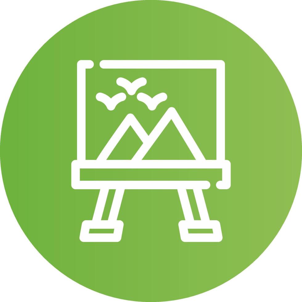 Canvas Creative Icon Design vector