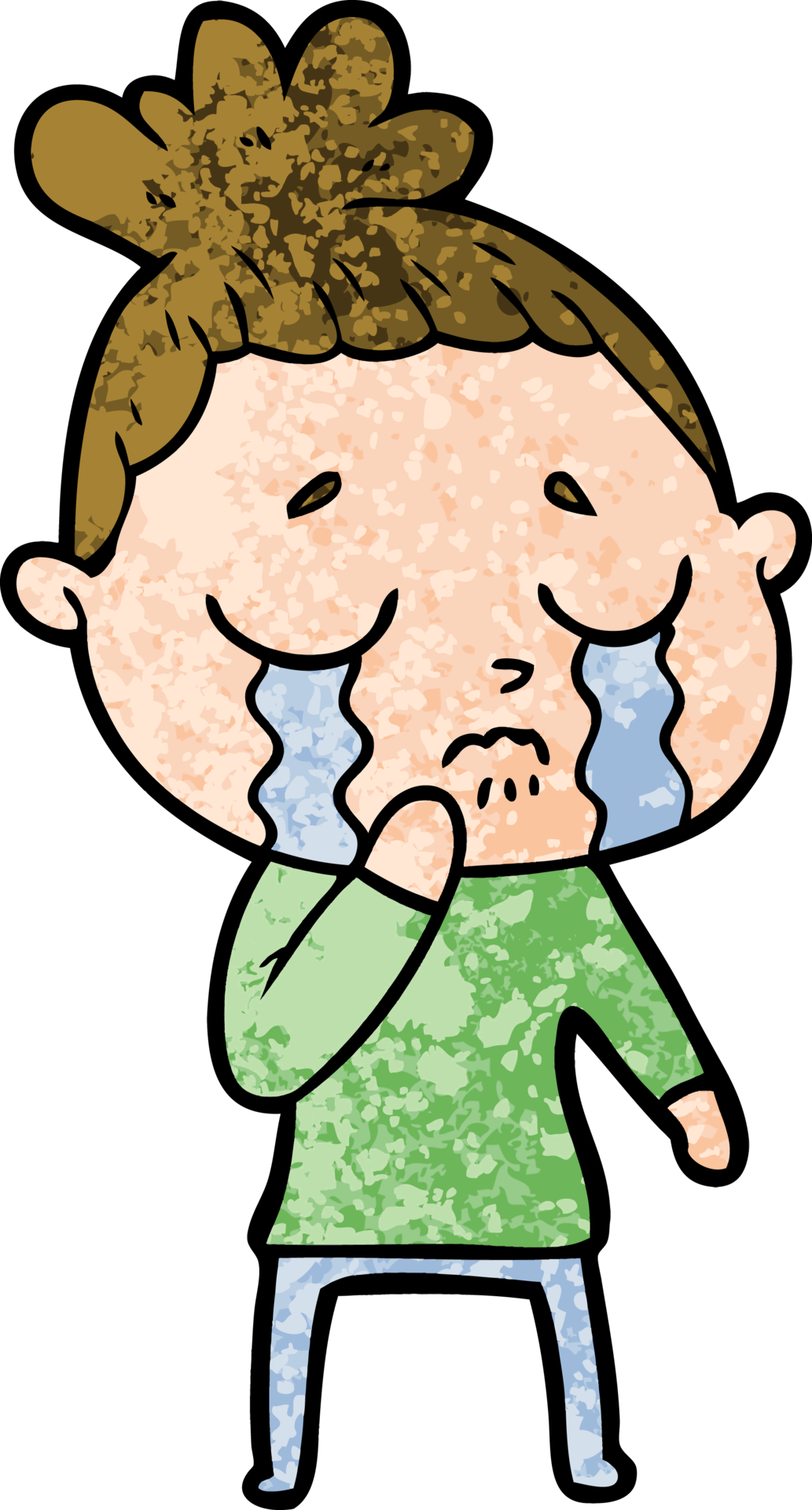 mujer llorando de dibujos animados 42324436 PNG