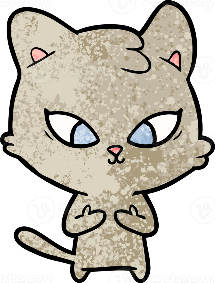 gato bonito dos desenhos animados png