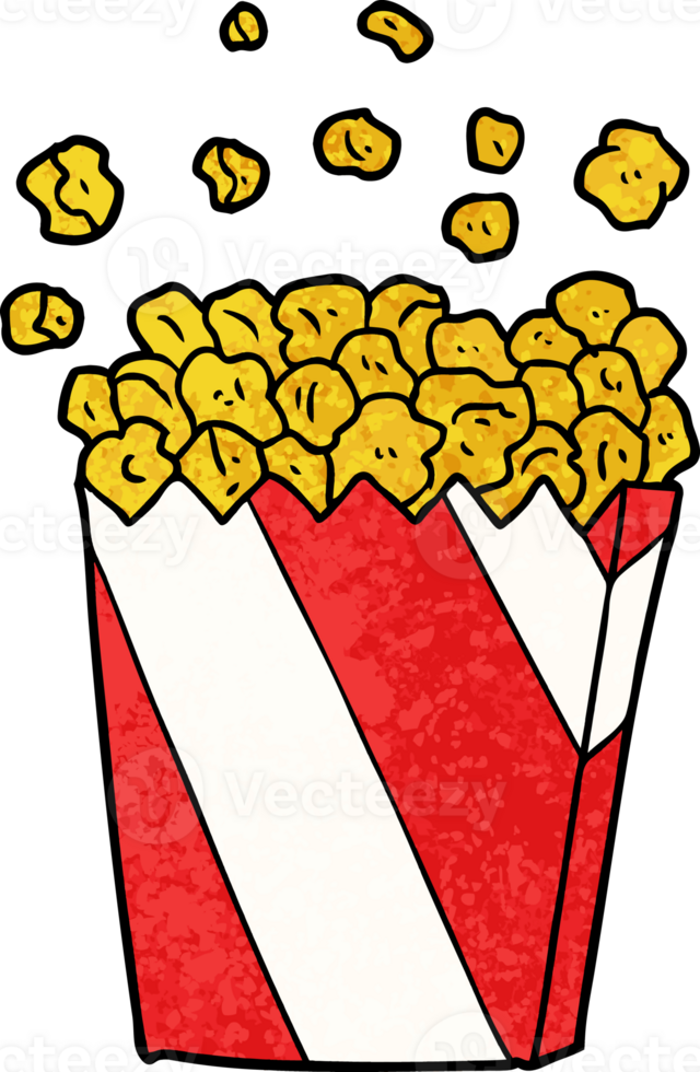 cartoon cinema popcorn png