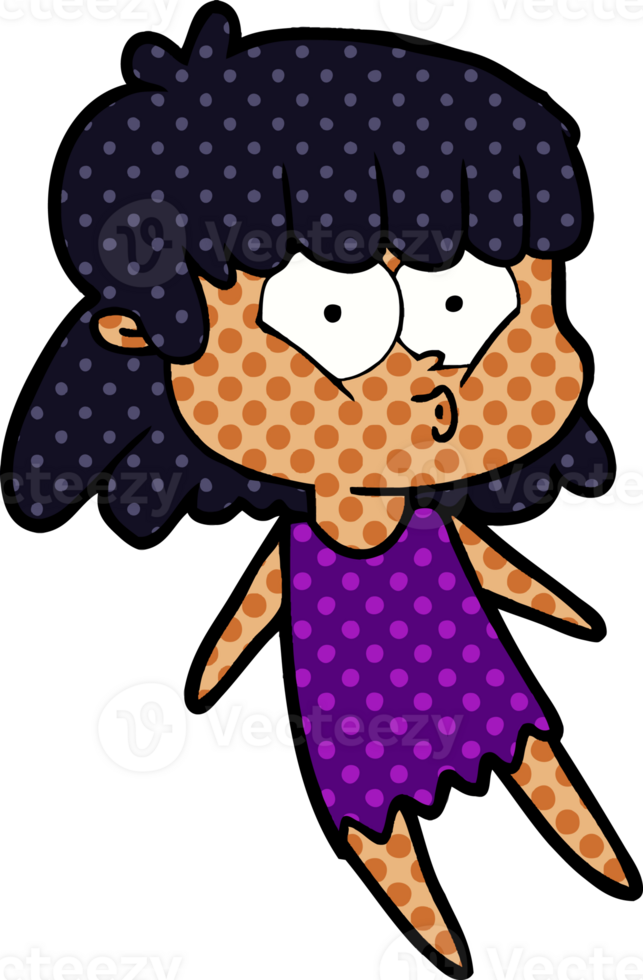 cartoon whistling girl png