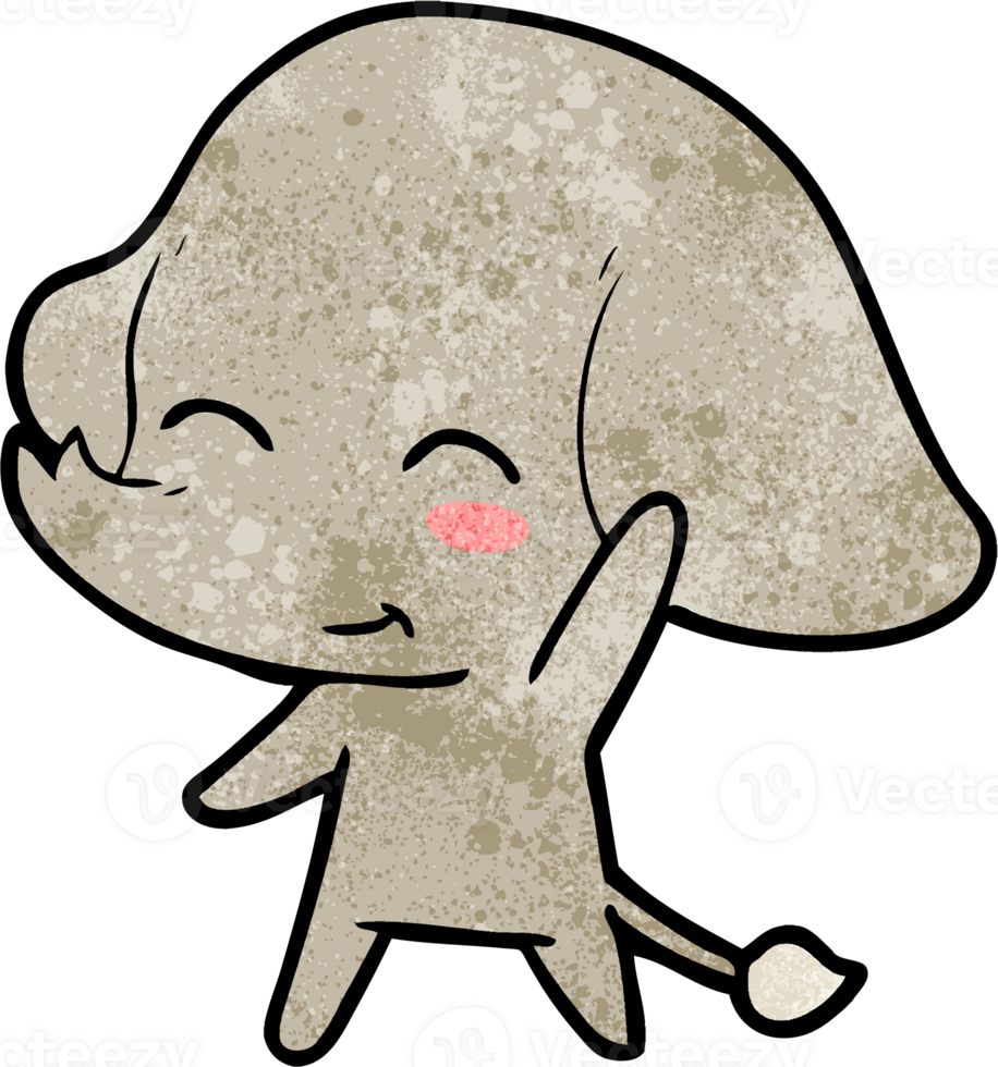 cute cartoon elephant 42324600 PNG
