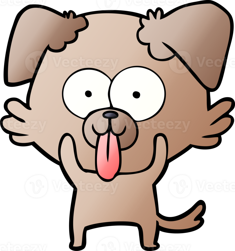 cartoon dog with tongue sticking out png