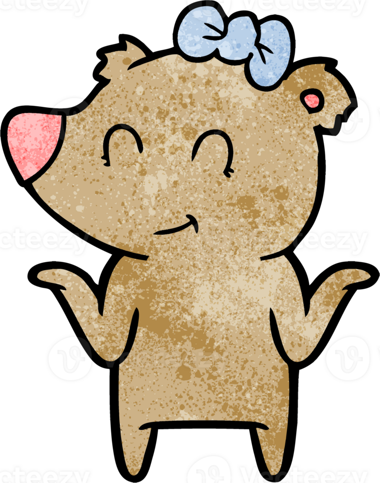 female bear cartoon png