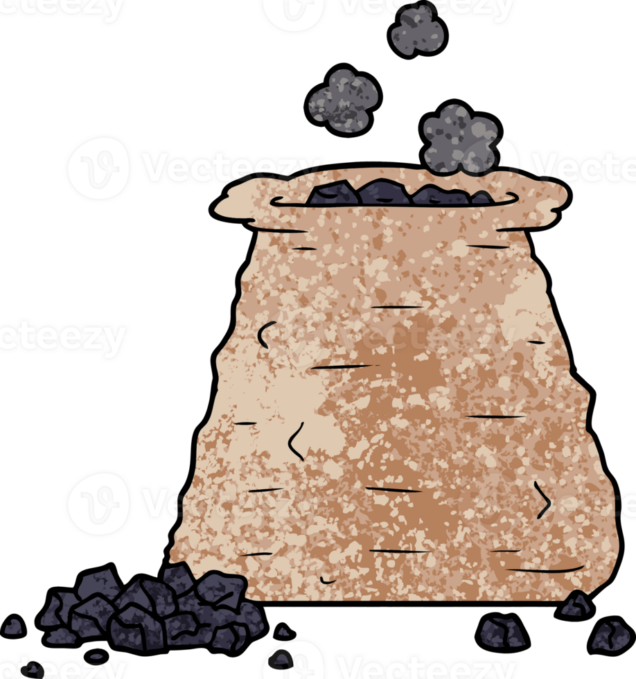 cartoon sack of coal png